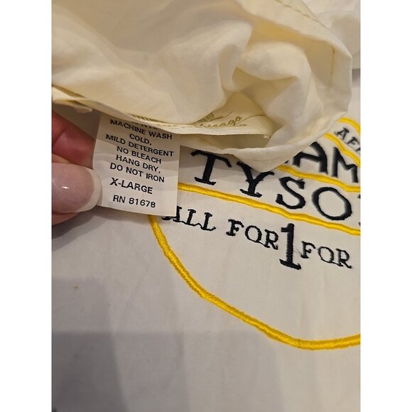 Retro 80s Mike Tyson Boxing VINTAGE Track Jogging DEADSTOCK Zip Jacket Pant XL - Picture 10 of 13